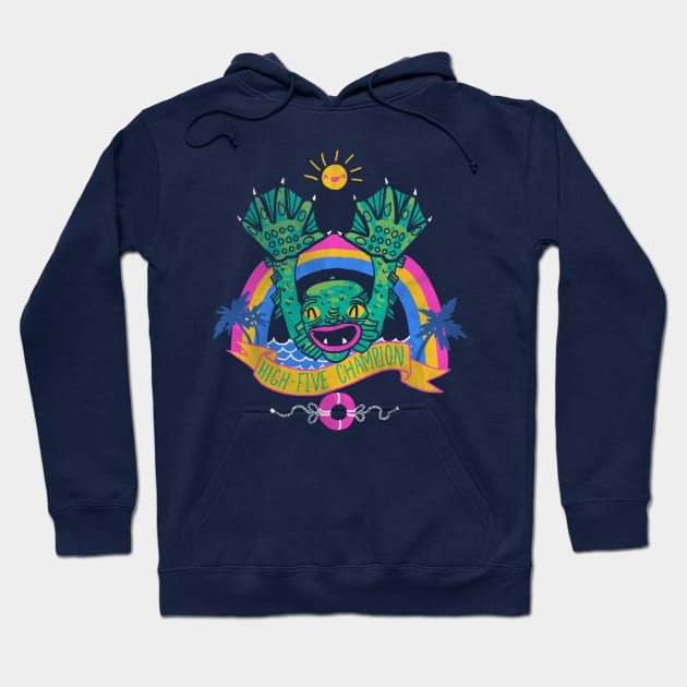 High-Five Champion Hoodie by Hillary White Rabbit